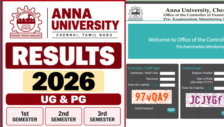 Anna University Results 2026