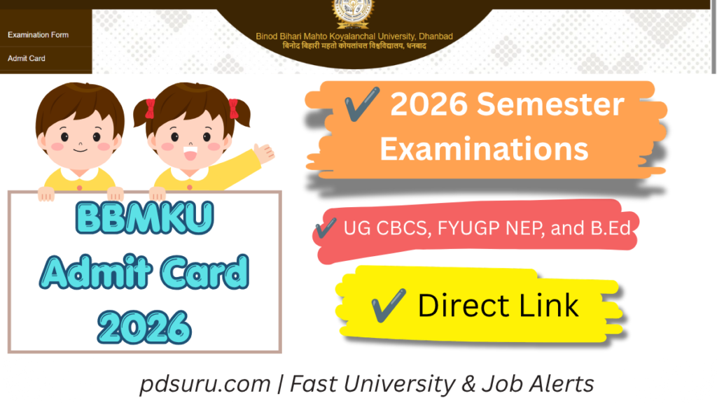 BBMKU Admit Card 2026