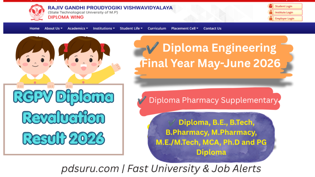 RGPV Diploma Revaluation Result 2026
